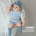 Summer newborn baby clothes, baby romper, cartoon short-sleeve, cartoon summer outfit, lightweight crawling suit, outdoor wear