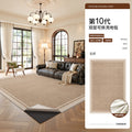 Removable and washable carpet, living room, medieval style bedroom, large area carpet, double layer, machine washable, stain-resistant, soundproof floor mat