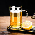 Beer mug draft beer cup for home glass water cup high-end with handle large capacity cup new arrival commercial wholesale