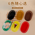 Plastic storage basket desktop storage basket household fruit storage hollow plastic fruit basket french fries storage basket cross-border