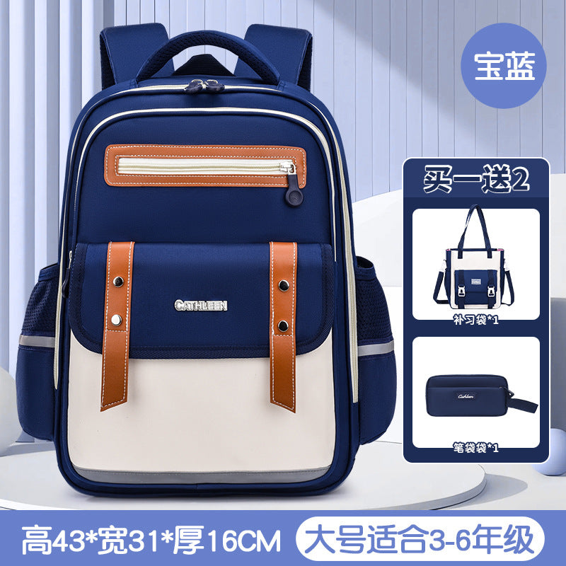New cloud schoolbag 1-3-6 grade primary school students schoolbag boys and girls reduce the burden of children large capacity backpack