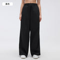 High-waisted, slimming, versatile casual pants for women, perfect for commuting. lightweight, loose-fitting, straight-leg, wide-leg athletic pants for spring and summer. style d26032