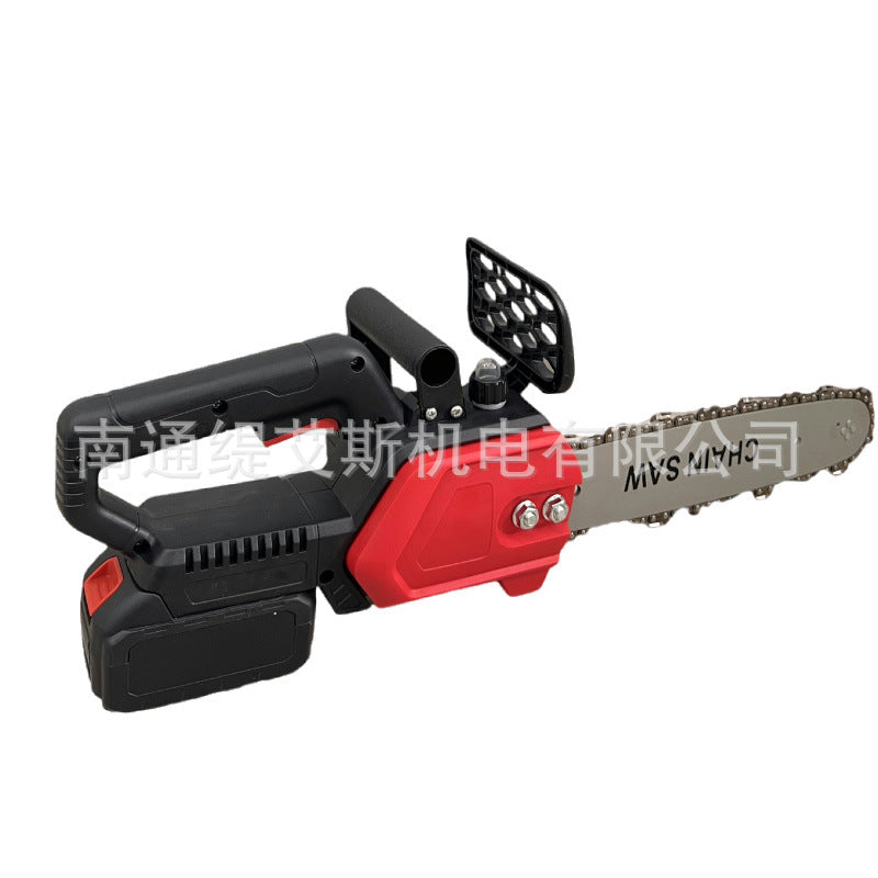 Cross-border 12-inch brushless high-power portable rechargeable lithium electric saw woodworking saw outdoor household electric chain saw