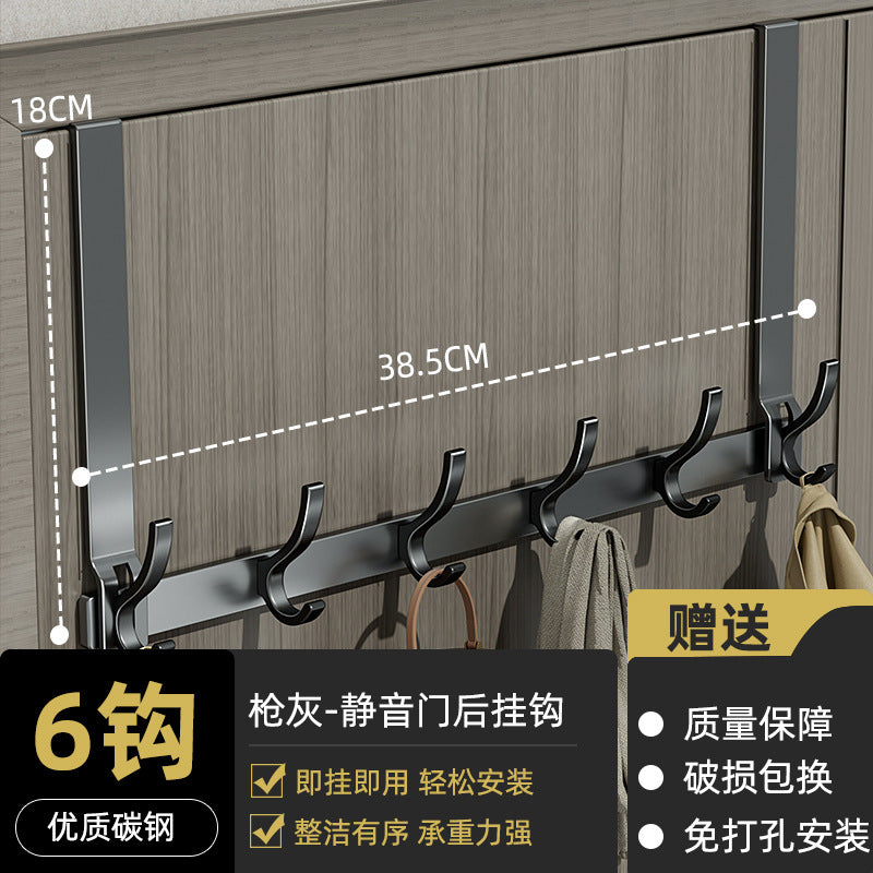 Entry door storage rack, punch-free door-back bag and umbrella storage rack, punch-free wall-mounted door-back hook