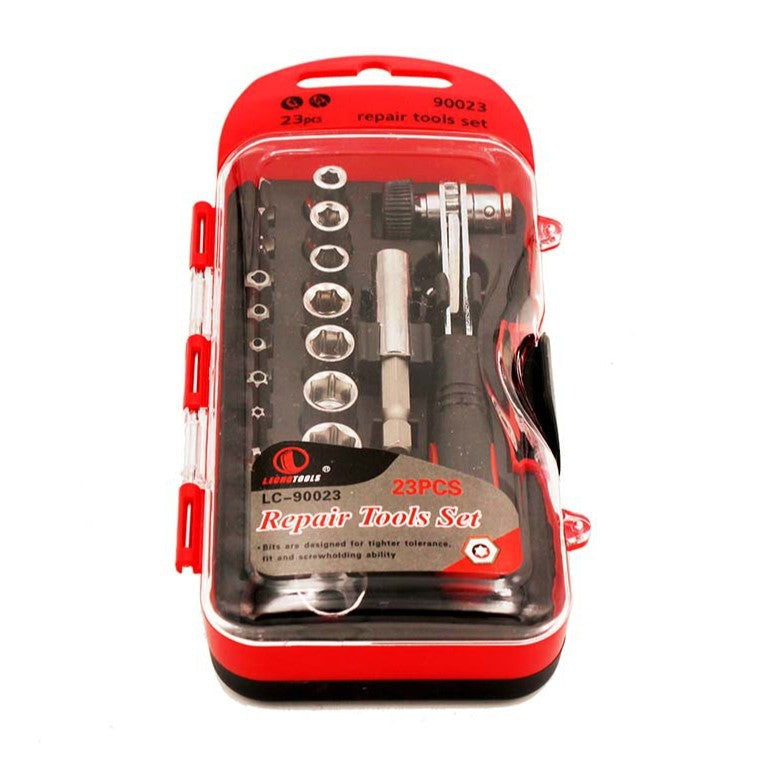 Cross-border car and home dual-purpose boxed sleeve tool set, high-grade carbon steel batch head, on-board repair tool