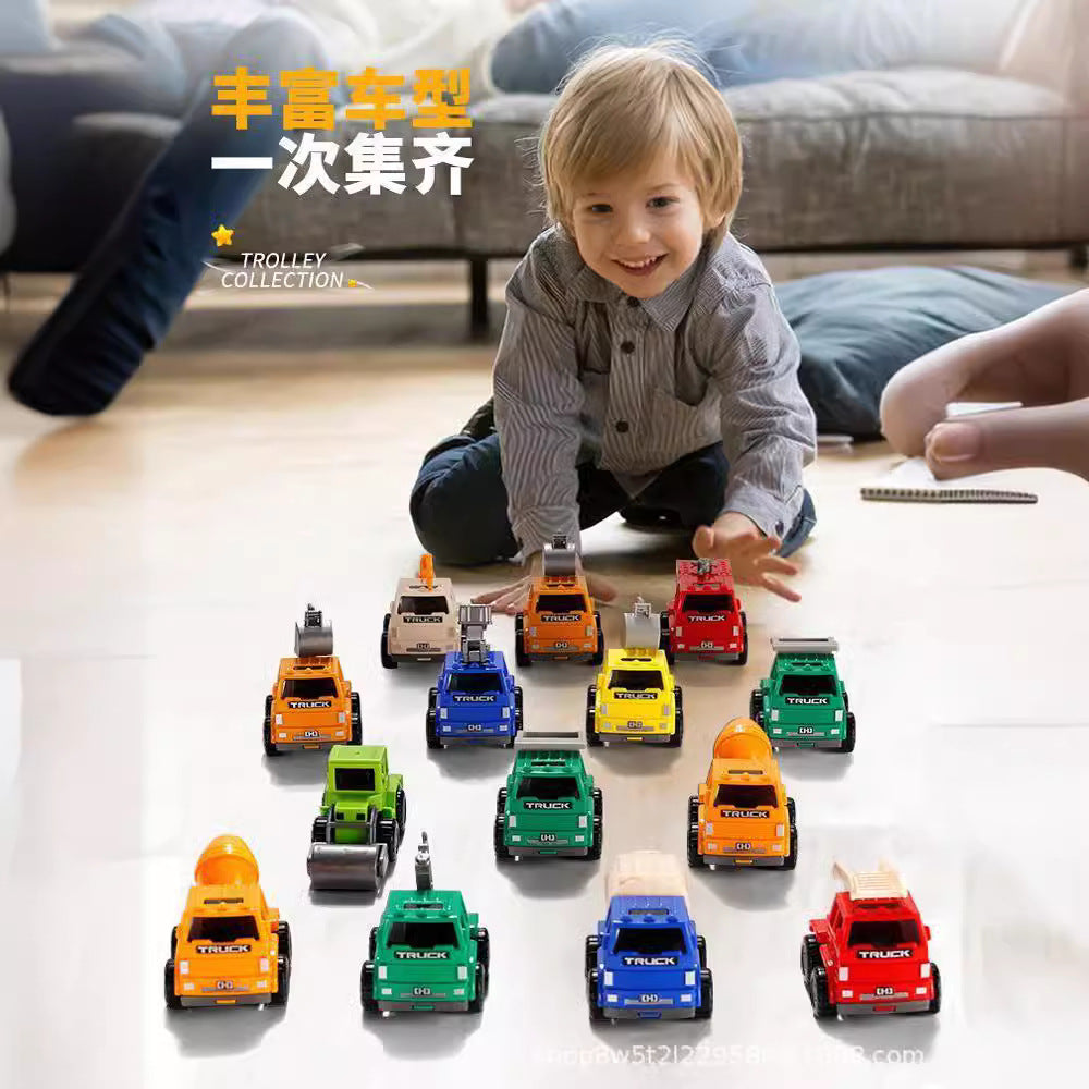 wholesale aerospace rocket model storage parking lot car kids toy set boy engineering fleet