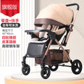 Dropshipping baby stroller: reversible, lightweight, all-season, four-wheel, shock-absorbing, easy-to-use pram for infants and toddlers