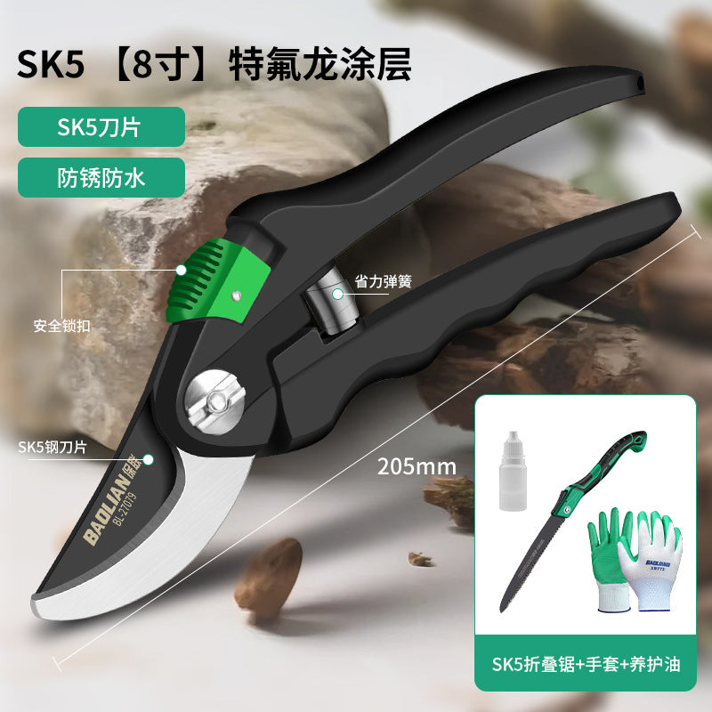 Sk5 branch shears pruning shears garden flower trimming knife fruit tree scissors thick flower scissors gardening scissors tools