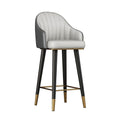 Accessible luxury bar chair front desk bar chair modern casual high stool bar chair for home comfortable sitting back chair