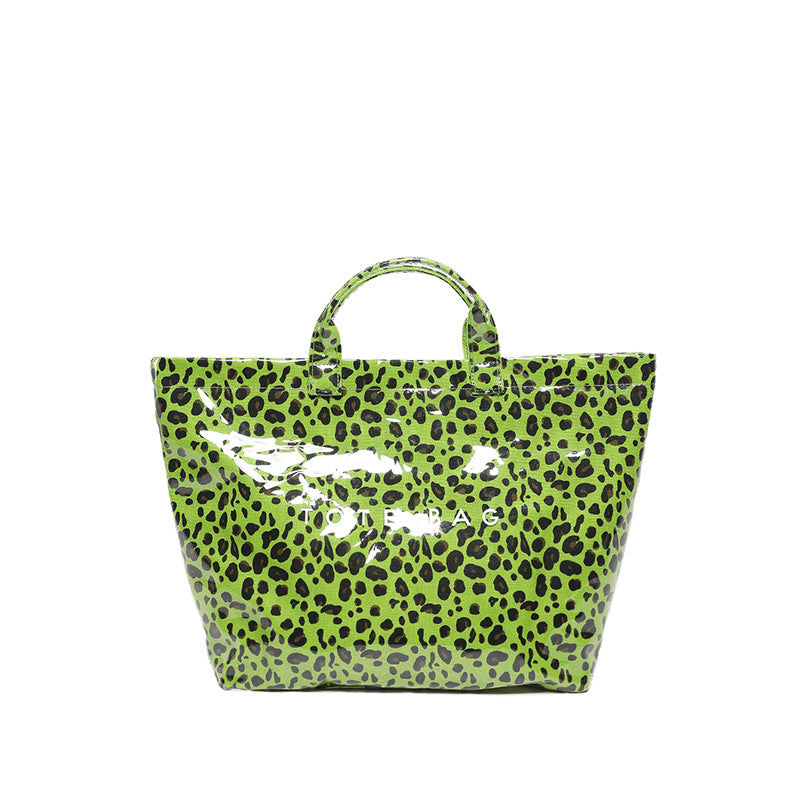 Customized washed composite DuPont paper bag Customized kraft paper tote bag Textured waterproof handbag Environmental protection bag tide