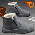 Men's snow boots winter fur-lined warm cotton shoes outdoor waterproof non-slip plush thickened northeast cotton boots