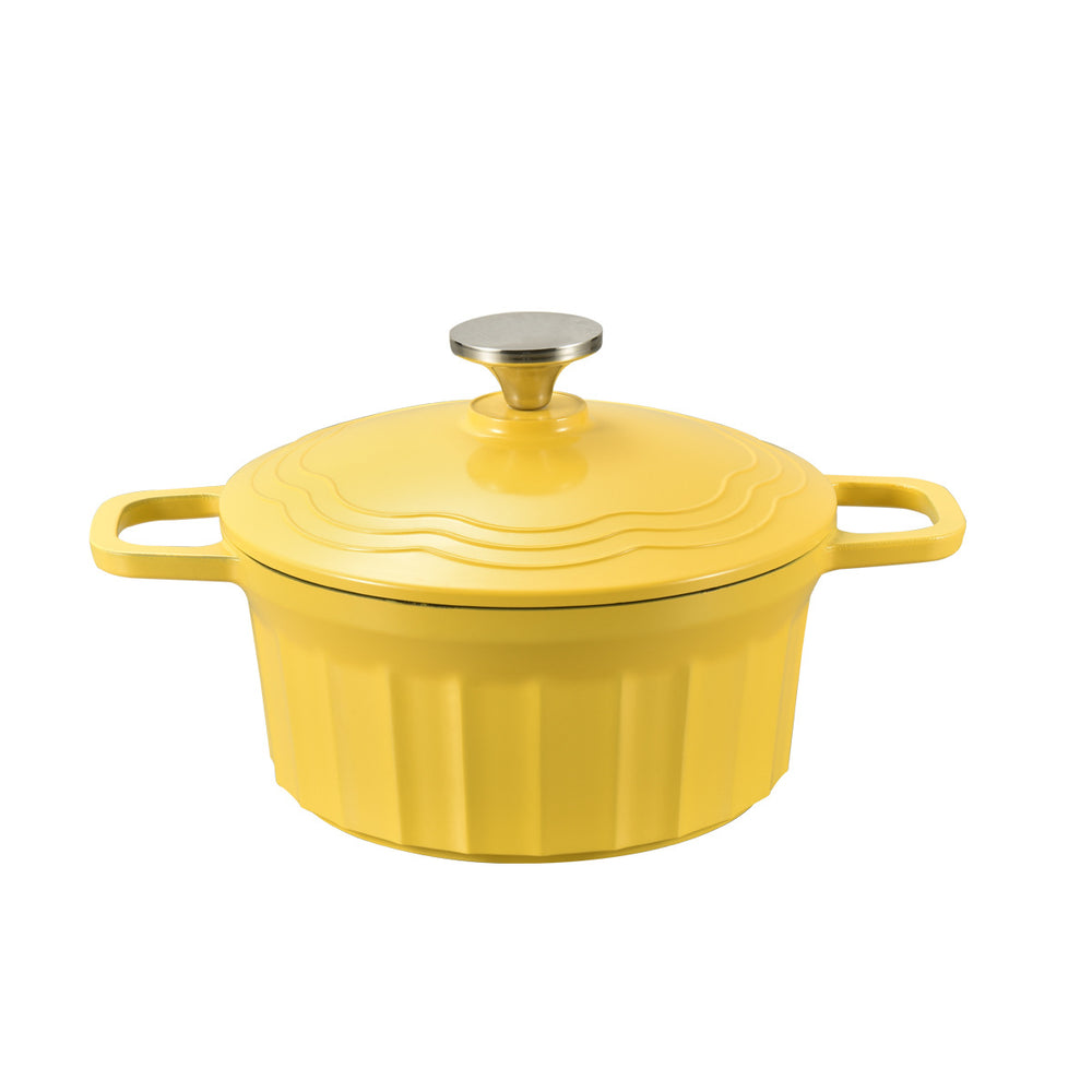 Custom oem non-stick ceramic casserole pot, soup pot, stew pot, multi-purpose enamel pot for home use