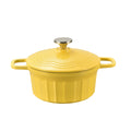Custom oem non-stick ceramic casserole pot, soup pot, stew pot, multi-purpose enamel pot for home use