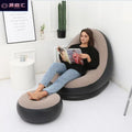 Compression sofa cross-border pvc flocking inflatable sofa lazy sofa outdoor lounge chair air cushion