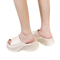 Thick sole slippers for women 2026new arrivalpopularinssummerevaplatform shoesbottom beach non-slip heightening sandals for women