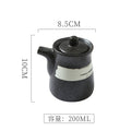 Vintage chic, high-style kitchenware: japanese ceramic soy sauce dispenser, vinegar dispenser, oil dispenser for home, restaurant, and hotel use