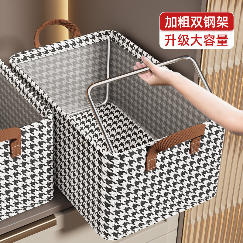 Qiandongge steel frame clothing pants storage box drawer type multi-functional dormitory whole clothing cabinet clothing storage box