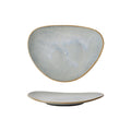 Creative stylish triangle stoneware dinner plate western food steak plate pasta plate cooking plate home practical large dish plate