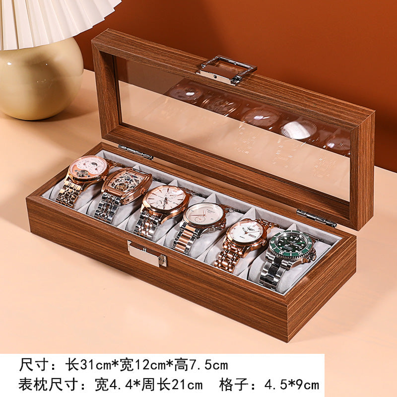 Leather watch box, watch storage box, watch display box, watch box, multiple watches, jewelry box, sunroof bracelet box.