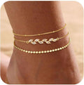European and american cross-border fine classic ball chain anklet easiest for matchsummer jewelry cross-border stainless steel anklet jewelry