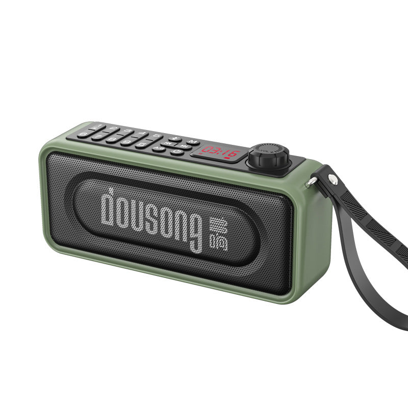 Duo xiang dx-100 bluetooth speaker - portable multimedia speaker with radio, recording function, dual sim, and high volume