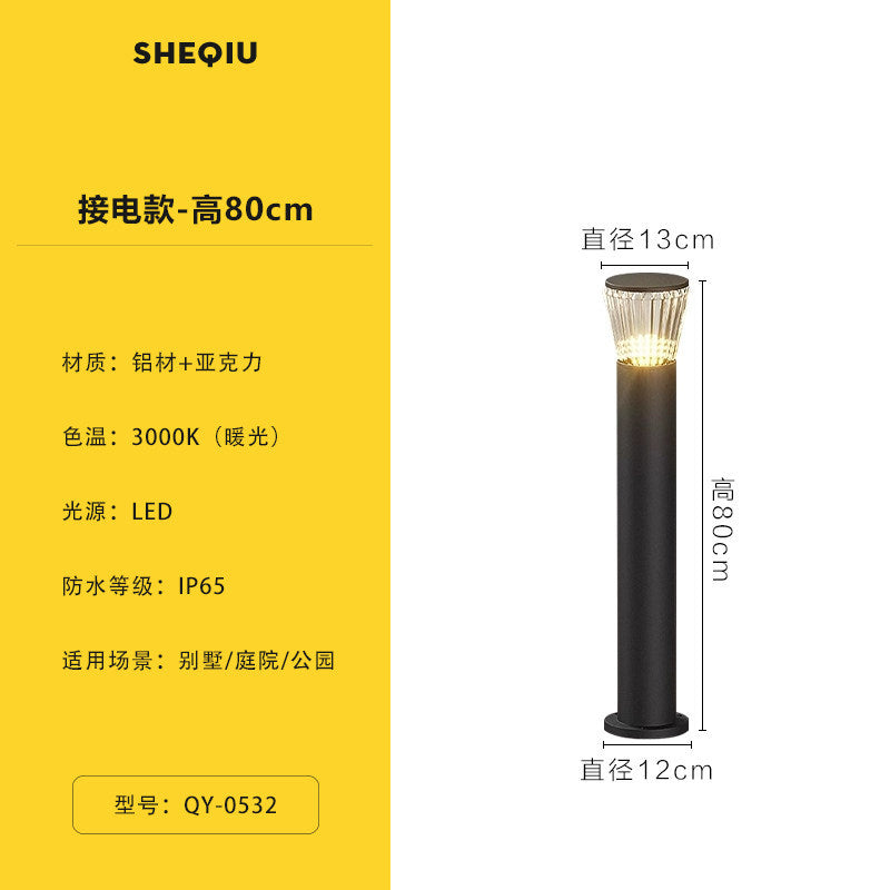 Outdoor waterproof villa courtyard lawn lamp garden b&b lamp park community road lamp decorative lighting lawn lamp
