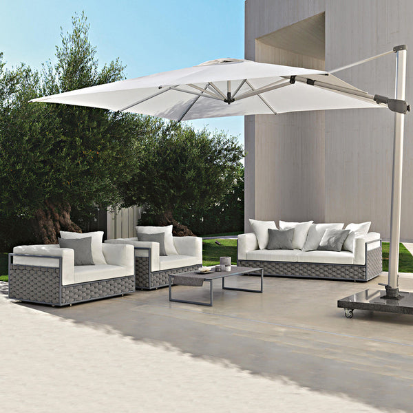 Nordic sofa combination rattan designer outdoor furniture leisure rattan sofa table and chair terrace outdoor rattan chair sofa
