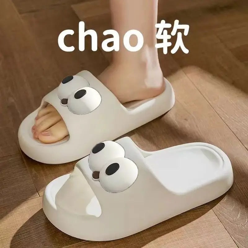 2026 new women's summer slippers - cloud-like comfort, soft sole, casual home wear, thick-soled one-strap slides for bathroom use
