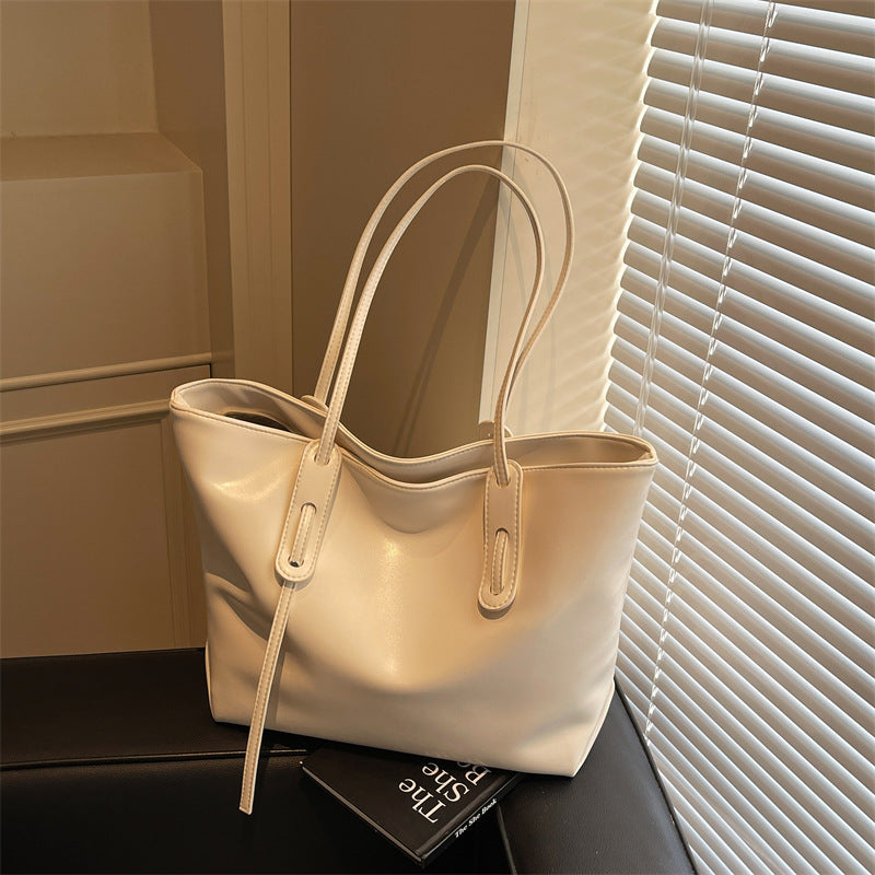 Large capacity 2026 new shoulder bag fashioneasiest for match satchel bag casual tote bag work clothingclassy women's bag