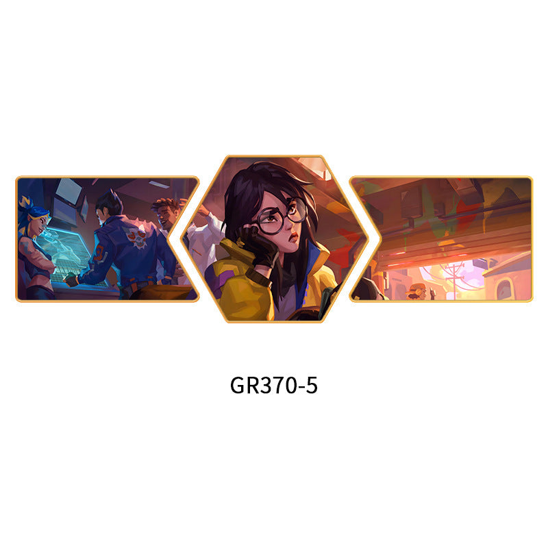 Fearless contract game decorative painting Internet cafe box aisle mural e-sports hotel background wall Valorante hanging painting