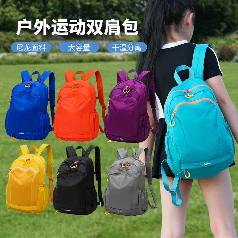 New swimming bag dry and wet separation outdoor sports fitness waterproof large capacity children's parent-child backpack wholesale