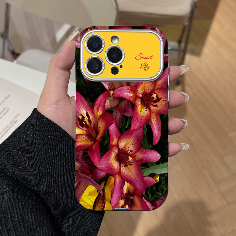 Lily skin phone case for iphone 17 pro max, apple 16 full coverage shockproof protective case, apple 17