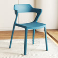 Wholesale engineering backrest stool thickenedfor home plastic chair stackable dining chair spare commercial casual armchair