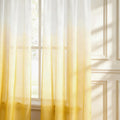 Amazon direct supply gradient colored window screens, export-ready finished curtains, window sheers, digital print voile curtains