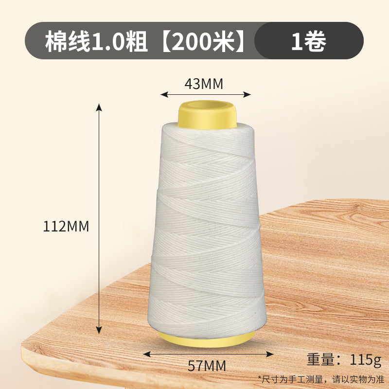 Thickened anti-wear cotton thread for construction site layout with ink line and ink fountain, carpentry measurement, ink fountain, powder ink, and line marking