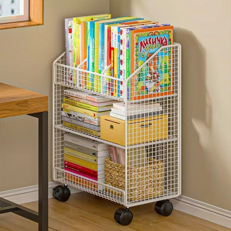 new snack storage rack multifunctional under-desk organizer mobile bookshelf desk storage shelf
