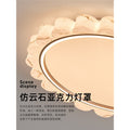 Modern minimalist cloud marble ceiling light for bedroom, smart eye-caring study lamp, led high-end room lighting fixture