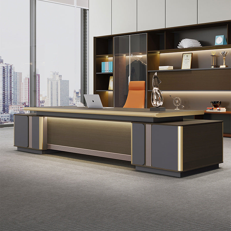 Executive desk set - premium, high-end office furniture for ceo, chairman, and senior management