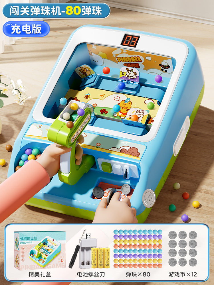 Kids' marble run game toy - educational puzzle for boys, parent-child logic & focus training, stress relief, level-based challenge, birthday gift