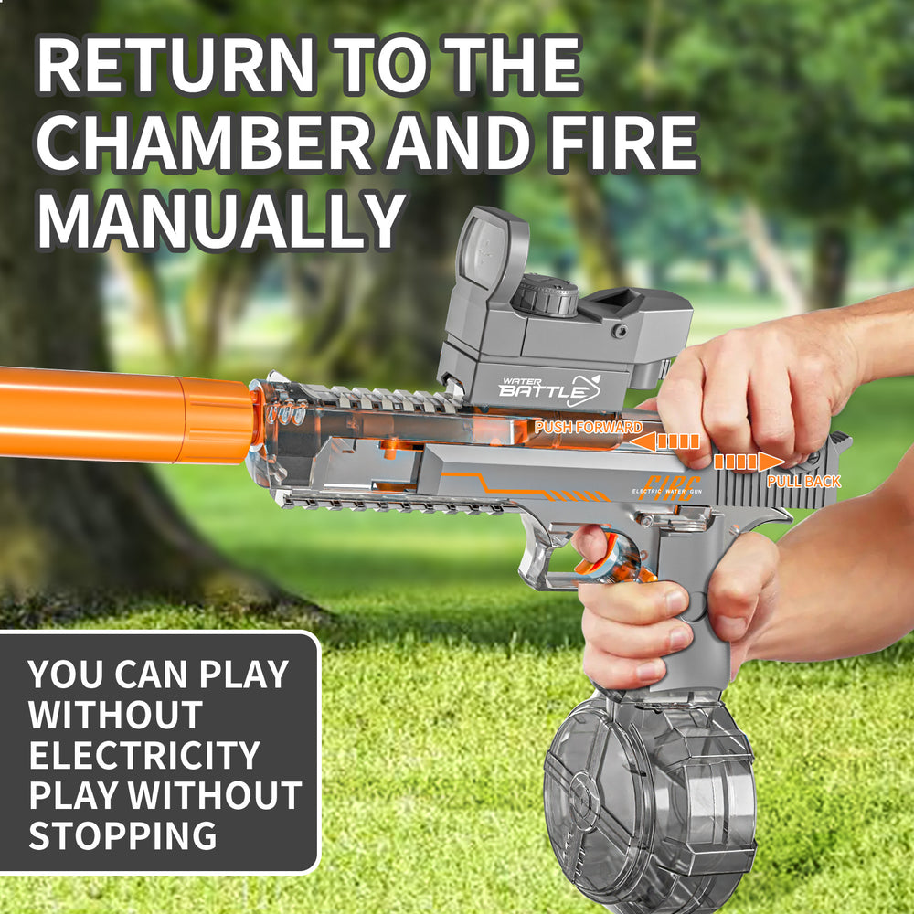 2025 new electric water gun - fully automatic, continuous fire, high-pressure, interlocking spray water gun - summer water toy for boys and girls