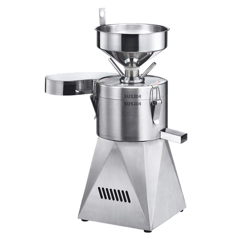 Soy milk machine commercial 304 stainless steel fully automatic tofu imitation stone mill pulping and slurry separation large pulping machine