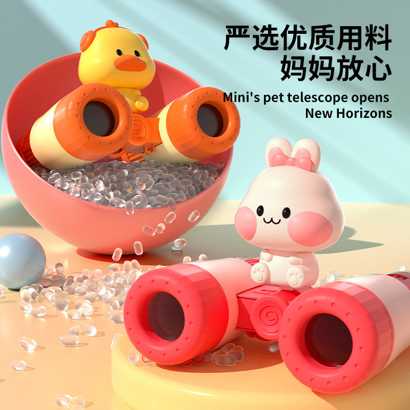 Kids' binoculars toy - high-definition outdoor telescope for children - magnifying glass for boys and girls - portable birthday gift