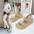 sourcing: , ,   summer hot-selling chunky platform wedge sandals - comfortable beach sandals for women