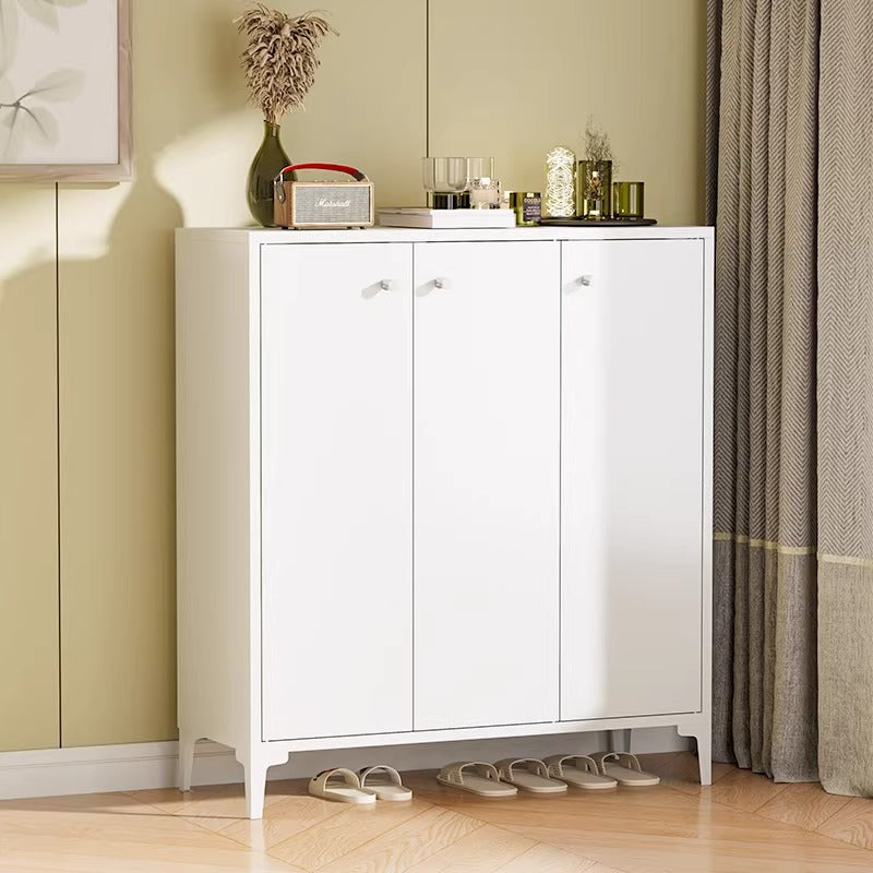 Steel for home shoe cabinet door all-in-one cabinet outside corridor entrance entrance iron storage cabinet all-in-one wall storage cabinet