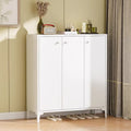 Steel for home shoe cabinet door all-in-one cabinet outside corridor entrance entrance iron storage cabinet all-in-one wall storage cabinet