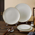 Vintage chic high-end western ceramic plate - perfect for home, restaurant, desserts, steak, salads, fruits, and snacks