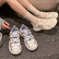 Thick sole lightweight mary jane flats women's 2026new arrival spring summer women's shoes sports casual shoes ballet training shoes
