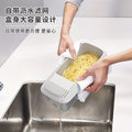 Kitchen pasta box storage box creative drain storage basket plastic pasta box washing and cooking dual-purpose box wholesale
