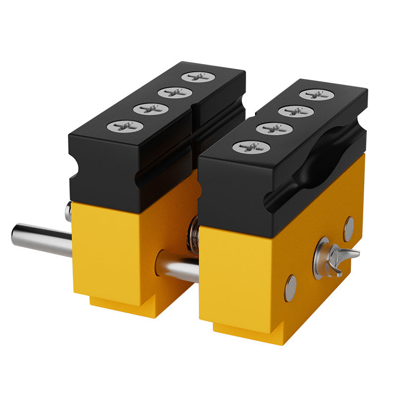 Wenwan Bench Clamp Bed Aluminum Alloy Punching Holder Peach Pit Pearl Clamp Punching Table Vise Walnut Handheld Clamp