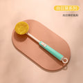 Silicone bottle brush 360 degree rotate baby pacifier brush straw brush bottle brush cleaning suit cleaning brush